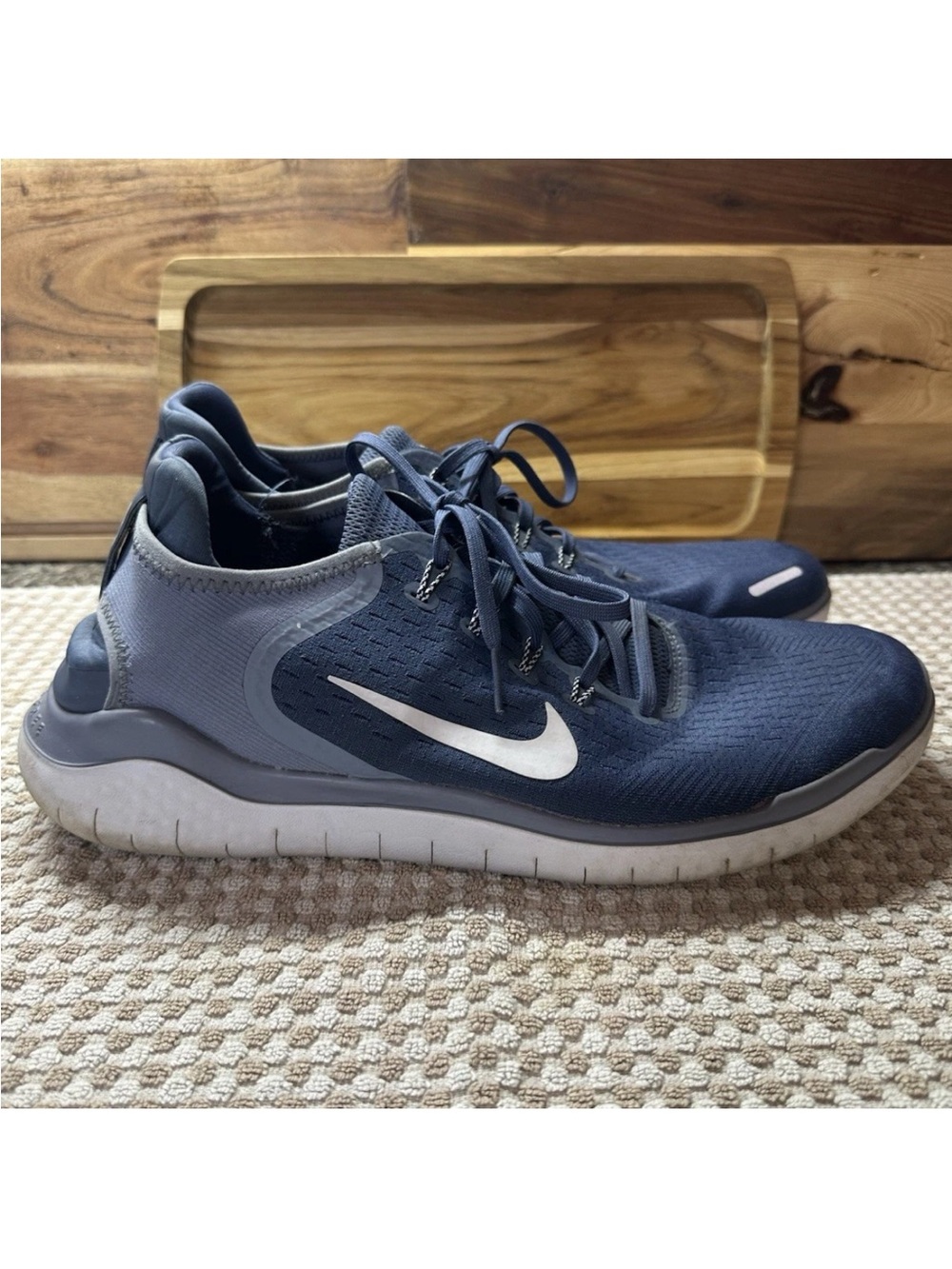 Nike Free RN Men’s Low Top Running Sneaker Diffused Blue 942836-404 Size 13